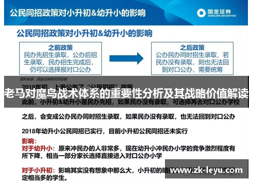 老马对魔鸟战术体系的重要性分析及其战略价值解读